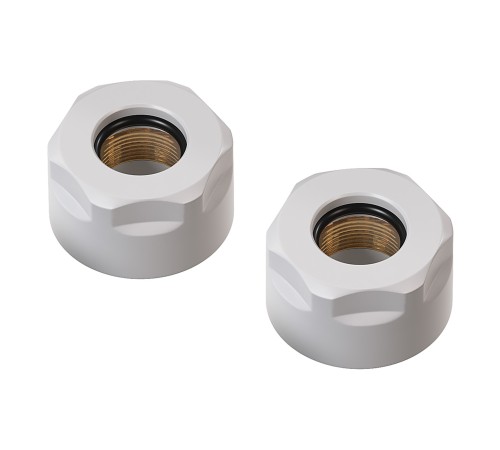 Набор подключения Royal Thermo Design 1/2" ВР - 15 мм (белый)