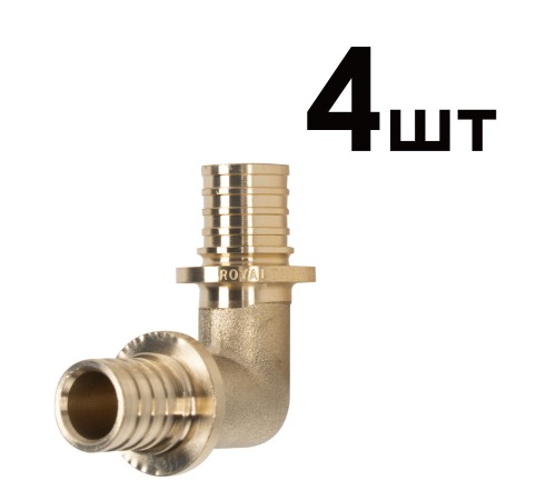 Угольники аксиальные Royal Thermo 90х16 упаковка 4шт