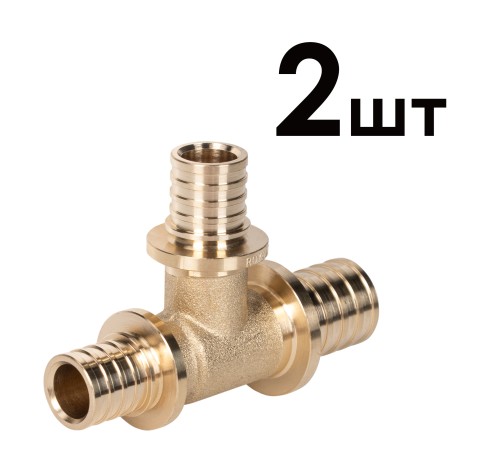 Тройники аксиальные Royal Thermo переходные 20x16x16 упаковка 2шт