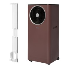 Кондиционер мобильный Ballu Twinkle BPAC-09 DWR/N6 Red в комплекте с адаптером Ballu UniPort 1.0