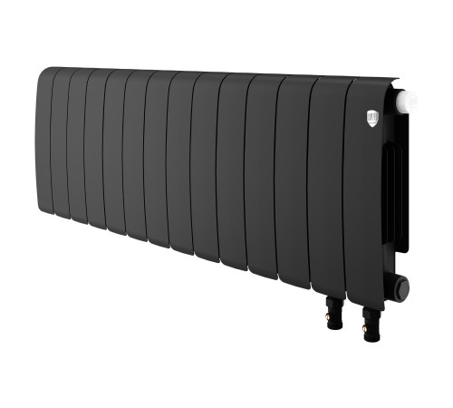 Радиатор биметаллический Royal Thermo Eclipse 300 Чёрный VR80 - 14 секц.