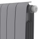 Радиатор биметаллический Royal Thermo Eclipse 300 Серебристый VR80 - 10 секц.