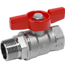Кран шаровой Giacomini стандартный проход ВР-НР Ду 32 бабочка R254X006