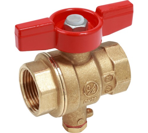 Кран шаровой Giacomini 1/2" ВР-ВР для зонда, R851TY103