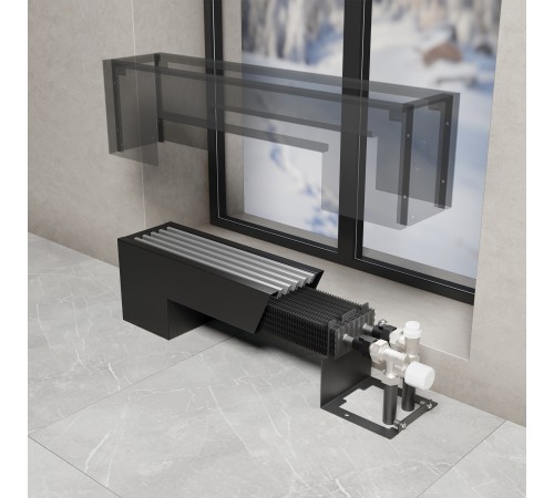 Конвектор напольный Royal Thermo STEP-130/130/1000-2-N-WT-LG-NA