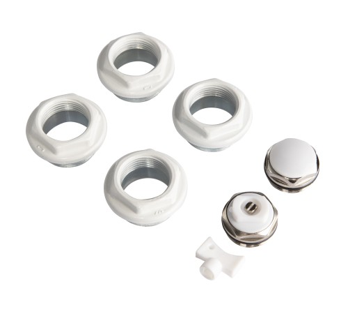 Комплект монтажный Royal Thermo 1”х 3/4" белый