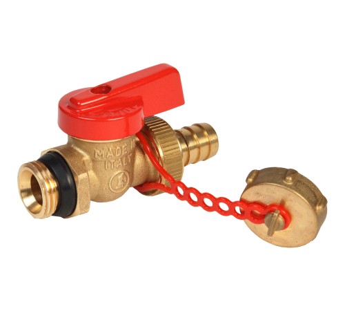 Кран шаровой Giacomini выпускной с рукояткой 1/2", R608DY053