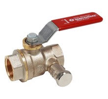 Кран шаровой Giacomini DADO ВР-ВР и сливом 1", R910SX005
