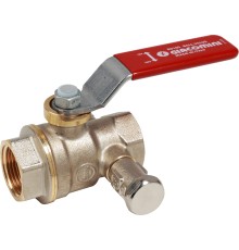 Кран шаровой Giacomini DADO ВР-ВР и сливом 1", R910SX005