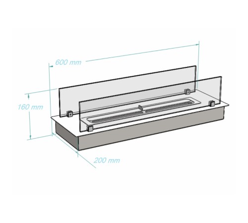 Биокамин Royal Thermo RTBFP-P600XS Modul