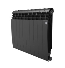Радиатор биметаллический Royal Thermo BILINER B 500 Чёрный - 10 секц.