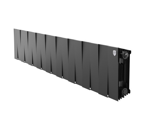 Радиатор биметаллический Royal Thermo PianoForte 200 Чёрный - 18 секц.