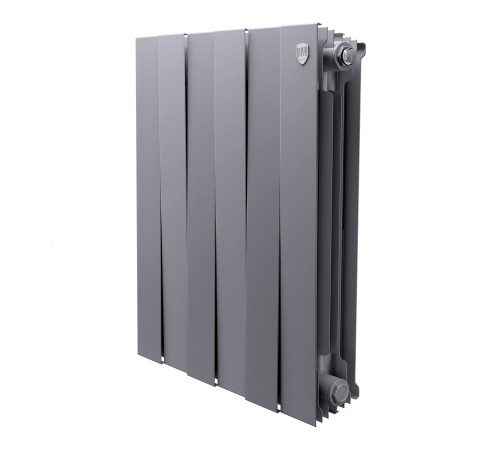 Радиатор биметаллический Royal Thermo PianoForte 500 Серебристый - 6 секц.