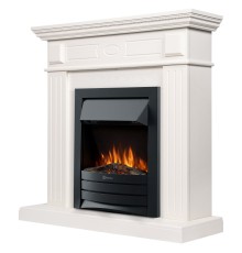Каминокомплект: Очаг Electrolux Classic EFP/P-1020LS PTC, портал Bianco Classic шпон белёный дуб