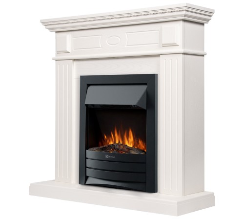 Каминокомплект: Очаг Electrolux Classic EFP/P-1020LS PTC, портал Bianco Classic шпон белёный дуб