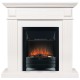 Каминокомплект: Очаг Electrolux Classic EFP/P-1020LS PTC, портал Bianco Classic шпон белёный дуб