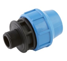 Муфта ДЖИЛЕКС ПНД переходная с наружной резьбой 40х1quot;