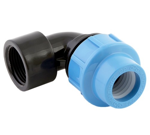 Отвод ПНД с внутренней резьбой 25х1quot;