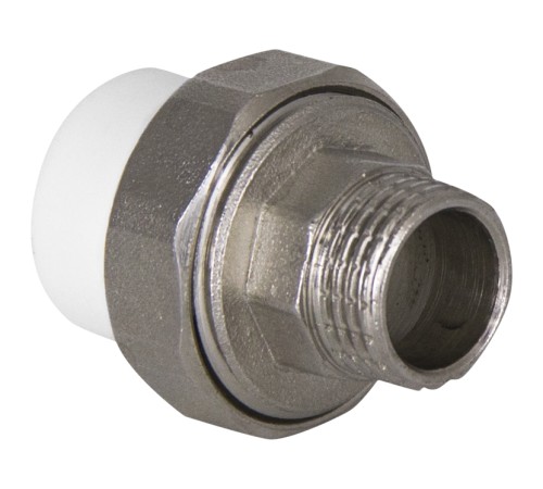 Муфта TEBO бел. PP-R комбин. разъемная (Американка) 32х1quot; НР O-ring (10/80), арт. 015022108 Муфта TEBO бел. PP-R комбин. разъемная (Американка) 32х1quot; НР O-ring (10/80), арт. 015022108