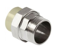 Муфта TEBO сер. PP-R комбин. разъемная (Американка) 20x3/4quot; НР (10/160), арт. 016020903