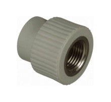 Муфта TEBO сер. PP-R комбинированная 20x3/4quot; ВР (25/150), арт. 031020403