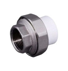 Муфта TEBO сер. PP-R комбинированная 40x1 1/4quot; ВР под ключ (5/35), арт. 031020510