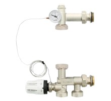 Группа насосно-смесительная Uni-Fitt SOLOMIX MINI с наружной резьбой 1quot;, без насоса