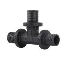 Тройник VARMEGA Slide-fit равносторонний, 32, аксиальный, PPSU, VM50404