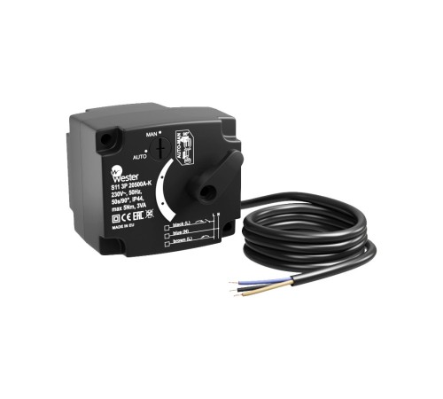Привод Wester S11 3P 20500A-K 230 VAC 50Hz 50 сек./90 гр. 3-точ. SPDT 5 Nm Привод Wester S11 3P 20500A-K 230 VAC 50Hz 50 сек./90 гр. 3-точ. SPDT 5 Nm