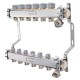 Коллектор нерж. в сборе универсальный 1quot; ВР-3/4quot; НР, 10 выходов