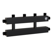 Коллектор на 2 (3) отопительных контура, Ду 25 с кронштейнами