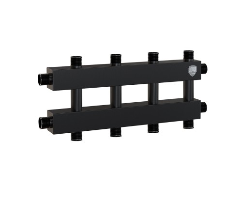 Коллектор Royal Thermo на 4-5 выходов (вверх-вниз), Ду 25 с кронштейнами