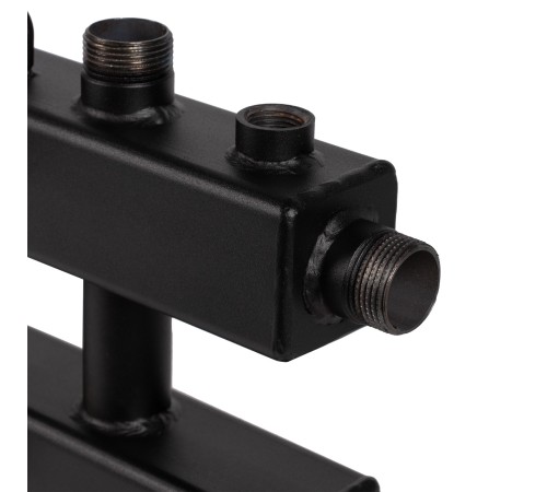 Блок коллекторный Royal Thermo на 2-3 выхода (сверху-снизу-сбоку) стрелка 60кВт, с кронштейнами