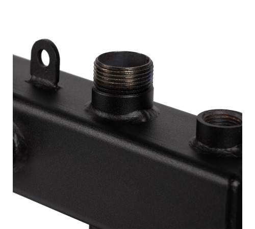 Блок коллекторный Royal Thermo на 2-3 выхода (сверху-снизу-сбоку) стрелка 60кВт, с кронштейнами