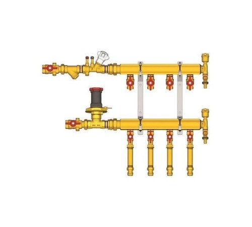Узел коллекторный Giacomini отопления этажный, подключение тип B1 1quot; x 3/4quot; / 11, GE553Y121 Узел коллекторный Giacomini отопления этажный, подключение тип B1 1quot; x 3/4quot; / 11, GE553Y121