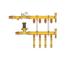 Узел коллекторный Giacomini отопления этажный, подключение тип B1 3/4quot; x 3/4quot; / 3, GE553Y013 Узел коллекторный Giacomini отопления этажный, подключение тип B1 3/4quot; x 3/4quot; / 3, GE553Y013
