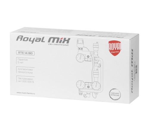 Узел смесительный Royal Thermo RoyalMix без насоса 1quot; Узел смесительный Royal Thermo RoyalMix без насоса 1quot;