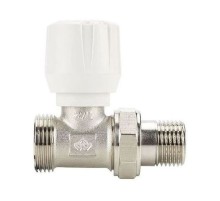 Клапан радиаторный VARMEGA 1/2quot; x 3/4quot;EK ручной, прямой VM10102