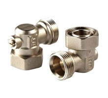 Клапаны запорные Royal Thermo нижнего подключения угловые раздельные 3/4х3/4ЕК