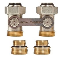 Набор Royal Thermo для нижнего подключения радиатора прямой раздельный 3/4х3/4ЕК