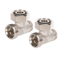 Набор Royal Thermo для нижнего подключения радиатора угловой раздельный 3/4х3/4ЕК