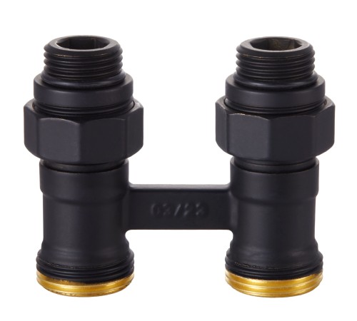 Узел нижнего подключения Royal Thermo прямой 1/2quot;х3/4quot; EK (черный) Узел нижнего подключения Royal Thermo прямой 1/2quot;х3/4quot; EK (черный)