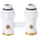Узел нижнего подключения Royal Thermo прямой 1/2quot;х3/4quot; EK (белый)