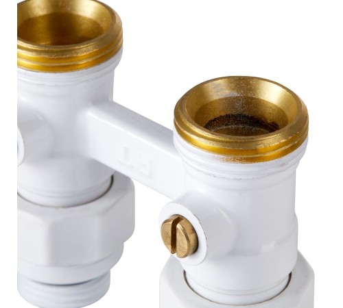 Узел нижнего подключения Royal Thermo прямой 1/2quot;х3/4quot; EK (белый) Узел нижнего подключения Royal Thermo прямой 1/2quot;х3/4quot; EK (белый)