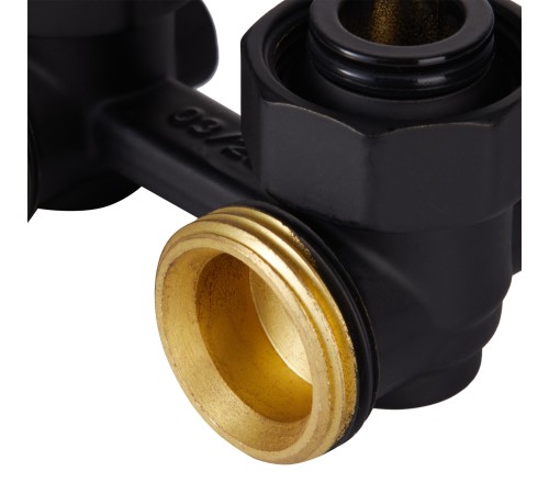 Узел нижнего подключения Royal Thermo угловой 1/2quot;х3/4quot; EK (черный) Узел нижнего подключения Royal Thermo угловой 1/2quot;х3/4quot; EK (черный)