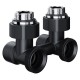 Узел нижнего подключения Royal Thermo Design угловой 1/2quot;х3/4quot; EK (черный)