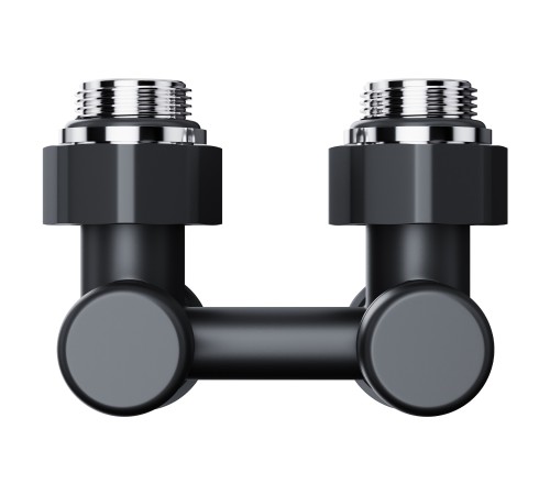 Узел нижнего подключения Royal Thermo Design угловой 1/2quot;х3/4quot; EK (черный) Узел нижнего подключения Royal Thermo Design угловой 1/2quot;х3/4quot; EK (черный)