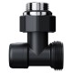 Узел нижнего подключения Royal Thermo Design угловой 1/2quot;х3/4quot; EK (черный)