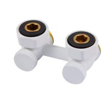 Узел нижнего подключения SCHLOSSER G 3/4 x 3/4 D-50 MM Standard 6007 угловой белый