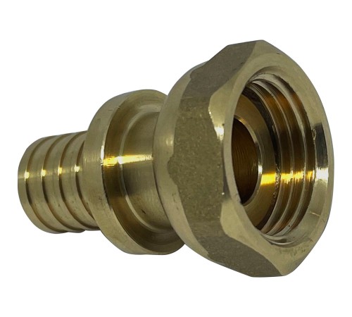 Переход РОСТерм 16-1/2quot; с накидной гайкой, латунь